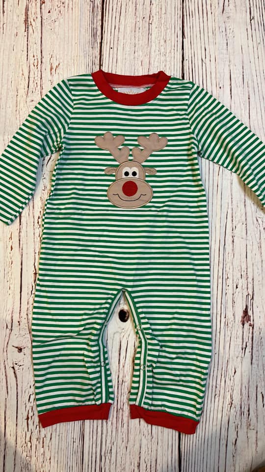 RTS Deer Green Striped 1pc