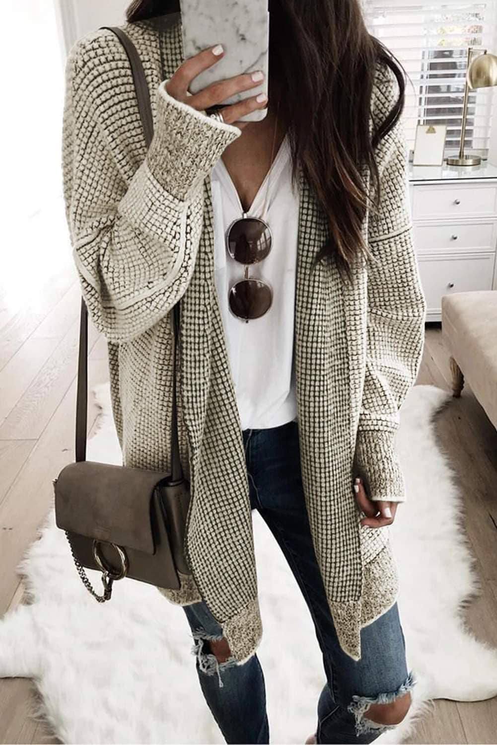 RTS Tan Long Cardi