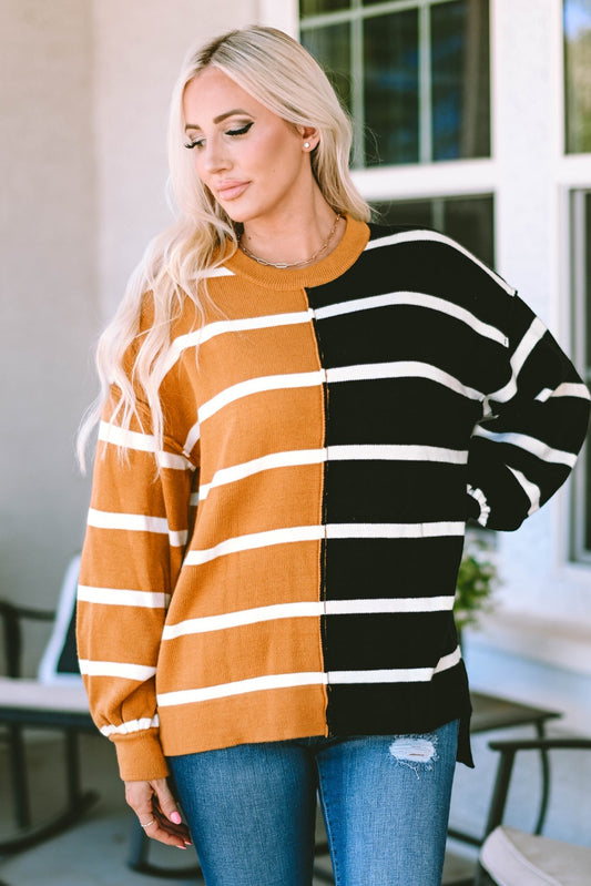 RTS Colorblock Stripe Sweater