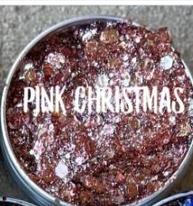 Hair Glitter Gel - Pink Christmas