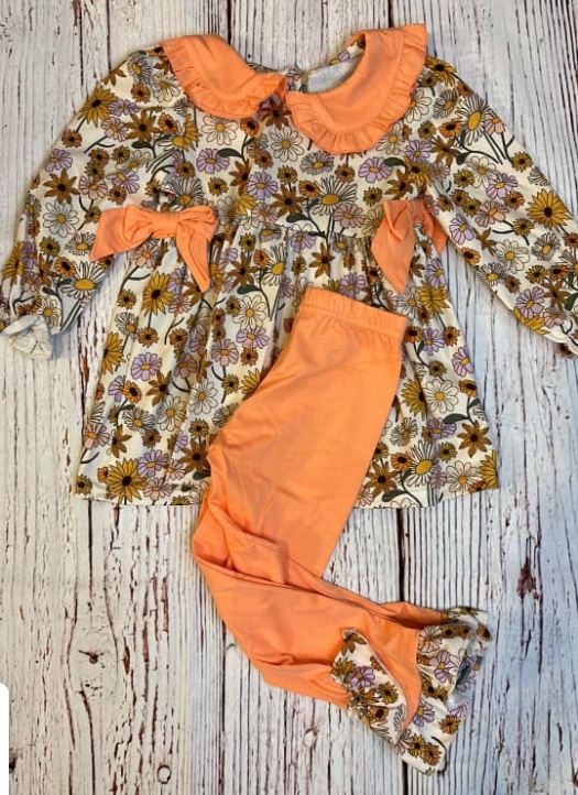 RTS Fall Floral Pant Set