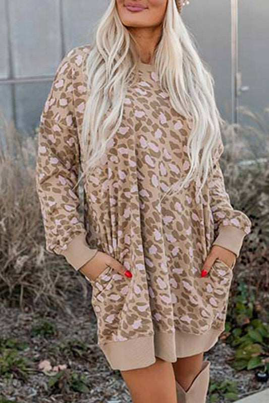 RTS Leopard Sweatshirt Tunic