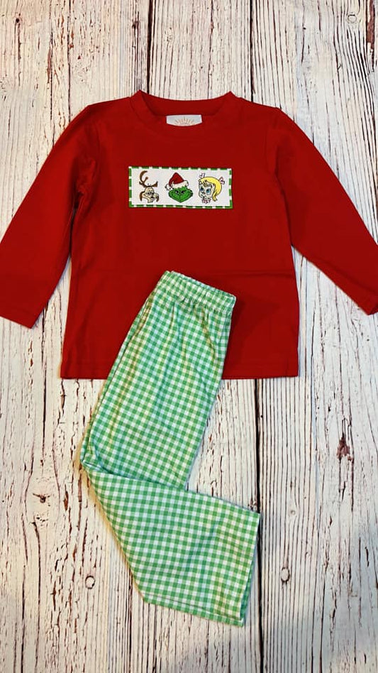 RTS Mean One Trio Green Plaid 2pc