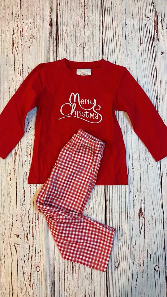 RTS Merry Christmas 2pc