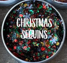 Hair Glitter Gel - Christmas Sequins